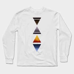 Earth, Wind, Fire, Water 4 Elements Long Sleeve T-Shirt